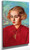 Woman In Red By Boris Grigoriev