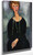 Woman With A Green Necklace By Amedeo Modigliani By Amedeo Modigliani