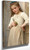 Yvonne Sur Le Pas De La Porte1 By William Bouguereau By William Bouguereau
