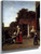 A Dutch Courtyard By Pieter De Hooch