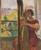 A Girl Playing A Harp By Henri Lebasque By Henri Lebasque