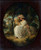 A Girl Seated And Fondling A Dove By George Morland