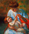 Baby Lying On His Mother's Lap, Reaching To Hold A Scarf By Mary Cassatt By Mary Cassatt Baby Lying On His Mother's Lap, Reaching To Hold A Scarf By Mary Cassatt By Mary Cassatt