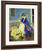 Blue Kimono By Charles W. Hawthorne Blue Kimono By Charles W. Hawthorne