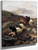 Catching Wild Goats On Moel Siabod By Thomas Sidney Cooper By Thomas Sidney Cooper