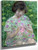 Child Knitting By Frederick Carl Frieseke By Frederick Carl Frieseke