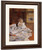 Child With Prints By William Merritt Chase By William Merritt Chase