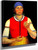 Female Worker In Red By Kasimir Malevich