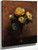 Fleurs Roses Marechal Neil By Henri Fantin Latour By Henri Fantin Latour