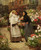 Flower Offering To A Child By Victor Gabriel Gilbert By Victor Gabriel Gilbert