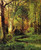 Forest Scene By Thomas Moran By Thomas Moran