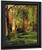 Forest Scene By Thomas Moran By Thomas Moran