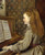 Girl At The Piano By Sophie Anderson