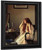 Girl Combing Her Hair By William Macgregor Paxton By William Macgregor Paxton