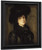 Girl In Black By Julian Alden Weir American 1852 1919