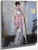 Girl In Pink And White By Francis Campbell Bolleau Cadell By Francis Campbell Bolleau Cadell