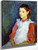 Girl In White Apron By Alexei Jawlensky By Alexei Jawlensky