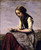 Girl Reading By Jean Baptiste Camille Corot By Jean Baptiste Camille Corot