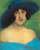 Girl With Blue Hat By Jozsef Rippl Ronai By Jozsef Rippl Ronai