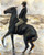 Horseback Rider On The Beach, Facing Left By Max Liebermann By Max Liebermann