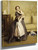 Jeune Mere Et Ses Enfants Dans Un Salon By Gustave Leonard De Jonghe By Gustave Leonard De Jonghe