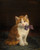 Kitten With Purple Bow By Julius Adam By Julius Adam