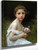 Little Girl With A Bouquet By William Bouguereau By William Bouguereau Little Girl With A Bouquet By William Bouguereau By William Bouguereau