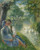 Lovers Seated At The Foot Of A Willow Tree By Camille Pissarro By Camille Pissarro