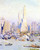 Lower Manhattan View One Of A Pair Of Paintings By Colin Campbell Cooper By Colin Campbell Cooper