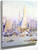 Lower Manhattan View One Of A Pair Of Paintings By Colin Campbell Cooper By Colin Campbell Cooper