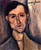 Man's Head By Amedeo Modigliani By Amedeo Modigliani