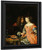 Man And Woman With A Wine Glass By Godfried Schalcken