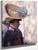 Model In A Large Hat By Edouard Vuillard