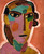 Mystical Head; Female Head On A Red Background By Alexei Jawlensky By Alexei Jawlensky