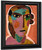 Mystical Head; Female Head On A Red Background By Alexei Jawlensky By Alexei Jawlensky