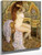 Nude Seated At Her Dressing Table By Frederick Carl Frieseke By Frederick Carl Frieseke