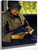 Old Woman Reading By Clarence Gagnon By Clarence Gagnon