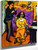 Otto And Maschka Mueller In The Studio By Ernst Ludwig Kirchner By Ernst Ludwig Kirchner