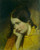 Pensive Girl By Friedrich Von Amerling By Friedrich Von Amerling