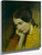 Pensive Girl By Friedrich Von Amerling By Friedrich Von Amerling
