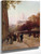 Place D'anvers Et Le Sacre Coeur, Paris By Victor Gabriel Gilbert By Victor Gabriel Gilbert