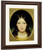 Portrait In An Oval By Friedrich Von Amerling By Friedrich Von Amerling