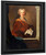 Portrait Of A Man Holding A Book By Charles Antoine Coypel Iv By Charles Antoine Coypel Iv