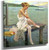 On A Pier By Edward Cucuel By Edward Cucuel Art Reproduction