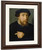 Portrait Of A Man In Black With An Emerald Ring By Joos Van Cleve By Joos Van Cleve