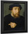 Portrait Of A Man In Black With An Emerald Ring By Joos Van Cleve By Joos Van Cleve