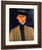 Portrait Of A Man With Hat By Amedeo Modigliani By Amedeo Modigliani
