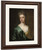 Portrait Of An Unknown Lady Wearing A Pale Green Dress With Dark Green Wrap By Sir Godfrey Kneller, Bt. By Sir Godfrey Kneller, Bt.