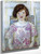 Portrait Of Frances 1 By Frederick Carl Frieseke By Frederick Carl Frieseke