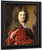 Portrait Of Gentleman, Half Length, In A Red Mantle By Hyacinthe Rigaud